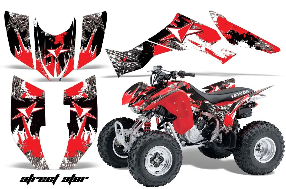 Honda TRX 300EX ATV Graphic Kit - 2007-2013 Street Star Red