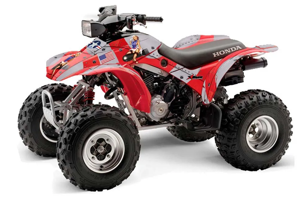 Honda TRX 300EX ATV Graphic Kit - 1993-2006 T Bomber Red