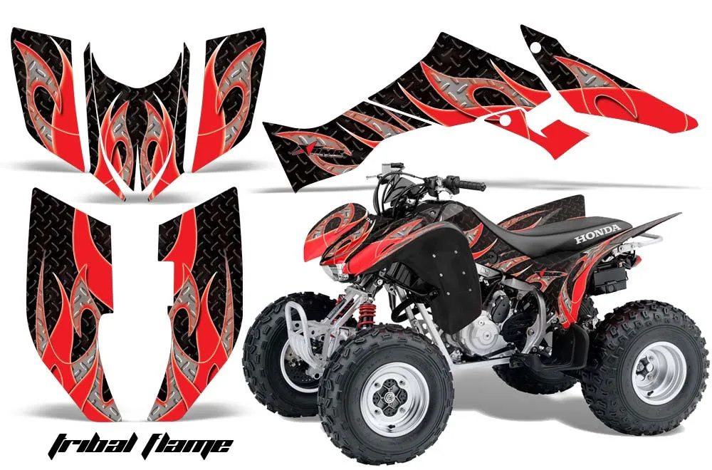 Honda TRX 300EX ATV Graphic Kit - 2007-2013 Tribal Flame Red