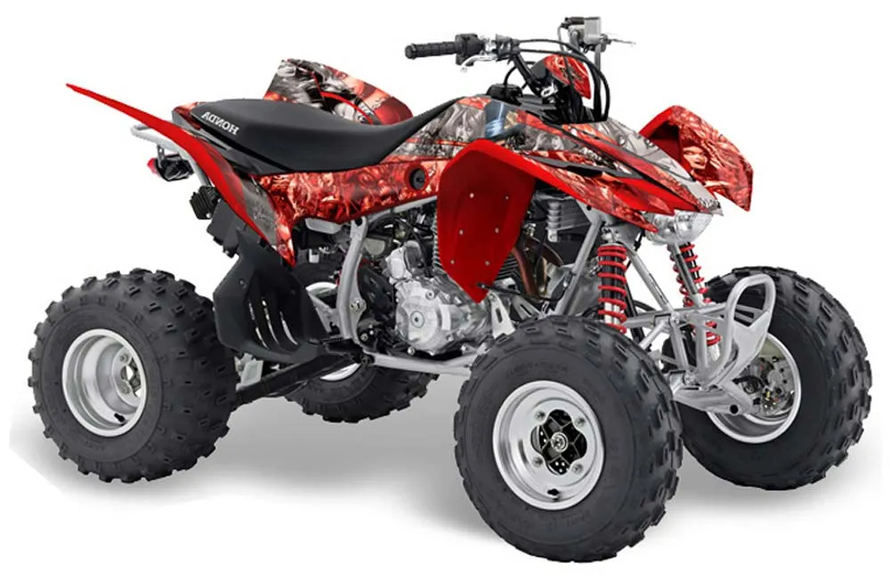 Honda TRX 400 EX ATV Graphic Kit - 2008-2016 Mad Hatter Silver