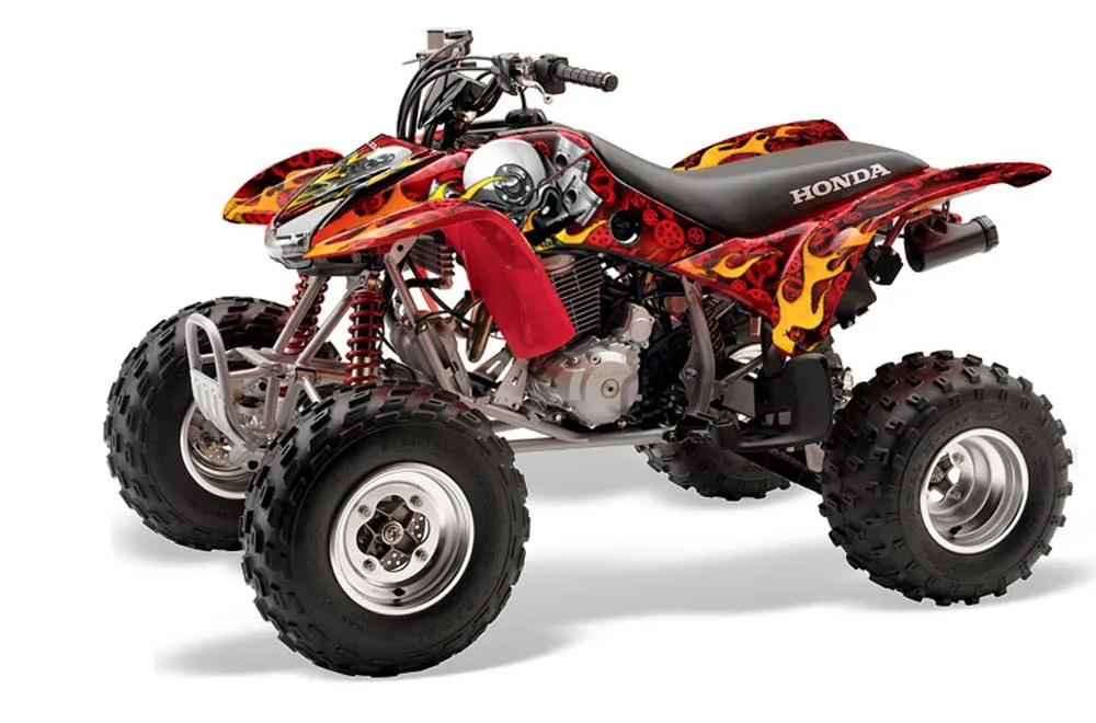 Honda TRX 400EX ATV Graphic Kit - 1999-2007 Motorhead Red