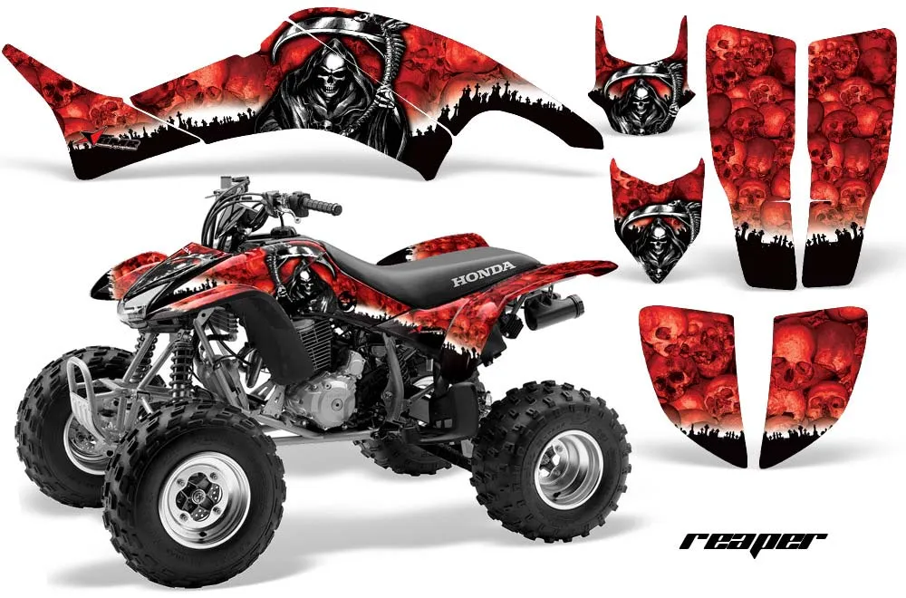 Honda TRX 400EX ATV Graphic Kit - 1999-2007 Reaper Red