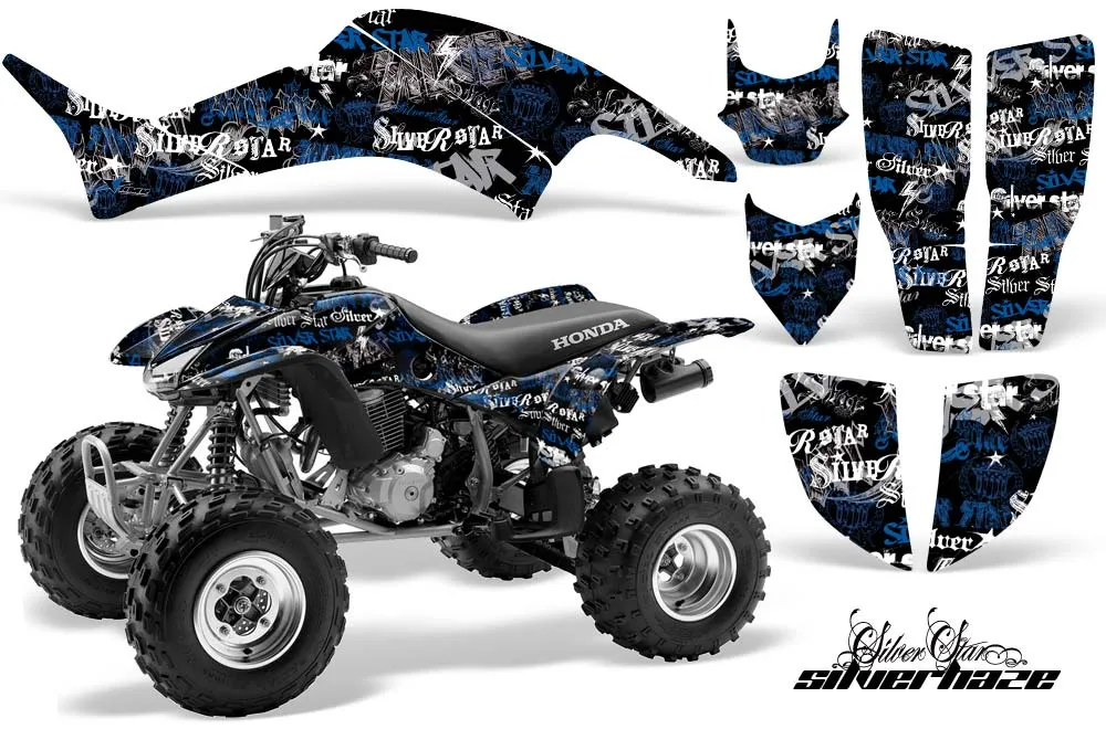 Honda TRX 400EX ATV Graphic Kit - 1999-2007 Silver Star - Silverhaze Blue