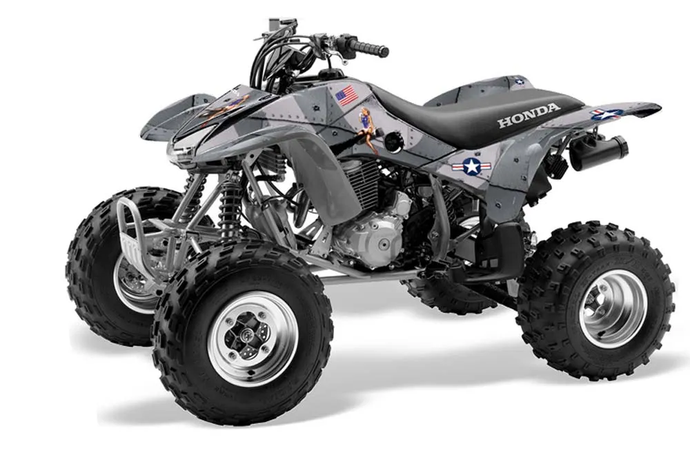 Honda TRX 400EX ATV Graphic Kit - 1999-2007 T-Bomber Silver