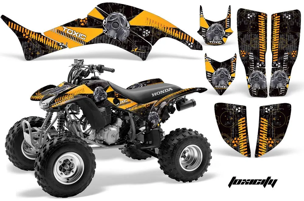 Honda TRX 400EX ATV Graphic Kit - 1999-2007 Toxicity Yellow