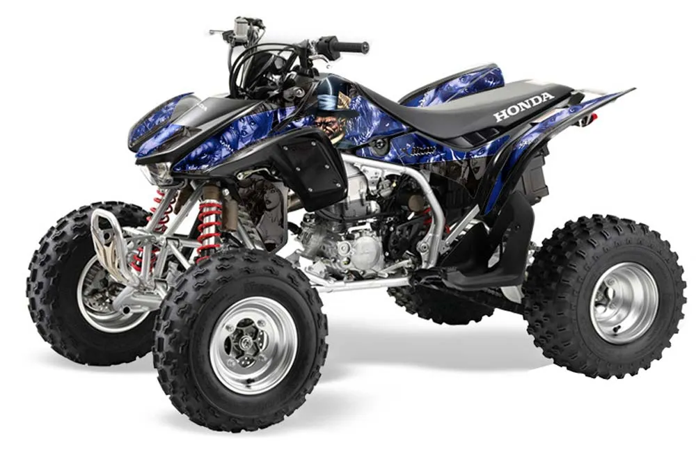 Honda TRX 450R ATV Graphic Kit - 2004-2016 Mad Hatter Blue