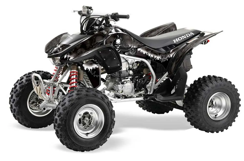 Honda TRX 450R ATV Graphic Kit - 2004-2016 Reaper Black