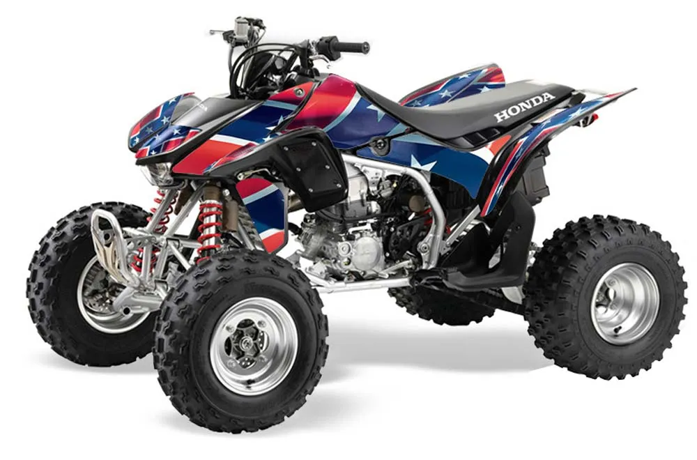 Honda TRX 450R ATV Graphic Kit - 2004-2016 Rebel Red