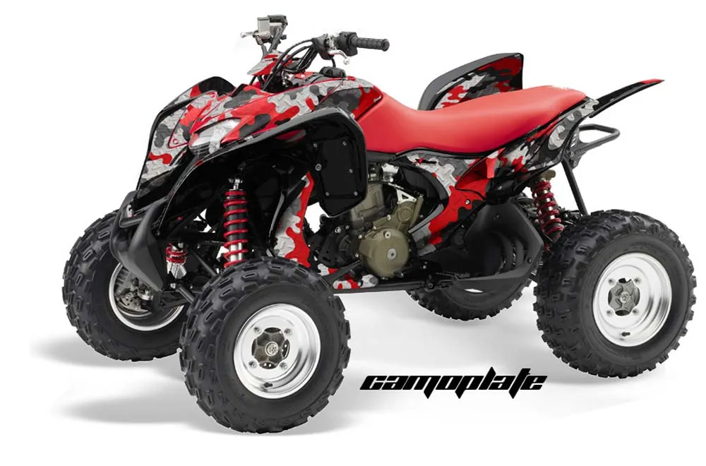Honda TRX 700 XX ATV Graphic Kit - 2008-2015 Camoplate Red