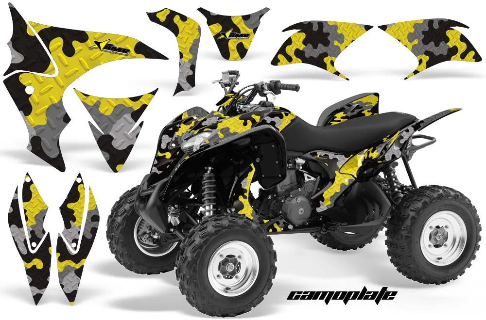 Honda TRX 700 XX ATV Graphic Kit - 2008-2015 Camoplate Yellow