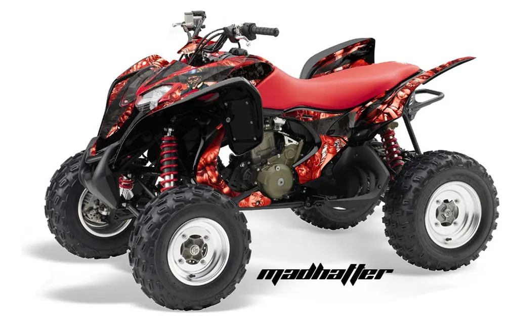 Honda TRX 700 XX ATV Graphic Kit - 2008-2015 Mad Hatter Black