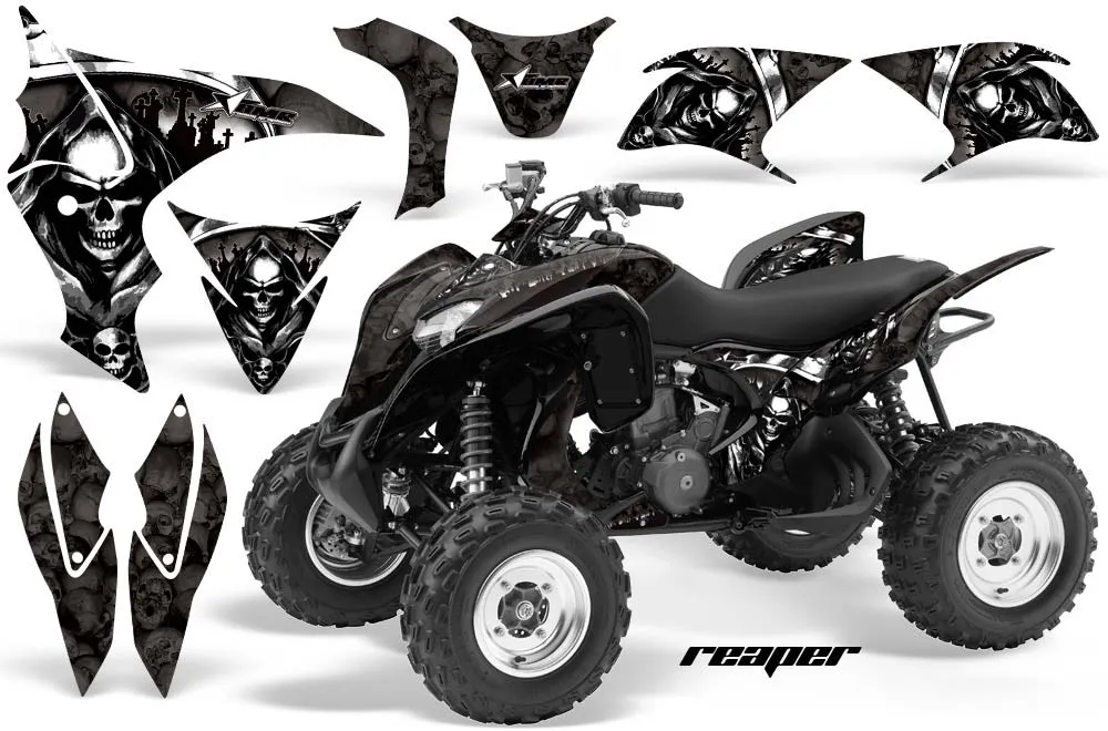 Honda TRX 700 XX ATV Graphic Kit - 2008-2015 Reaper Black