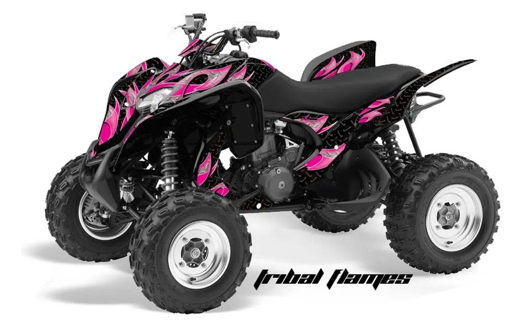 Honda TRX 700 XX ATV Graphic Kit - 2008-2015 Tribal Flames Pink