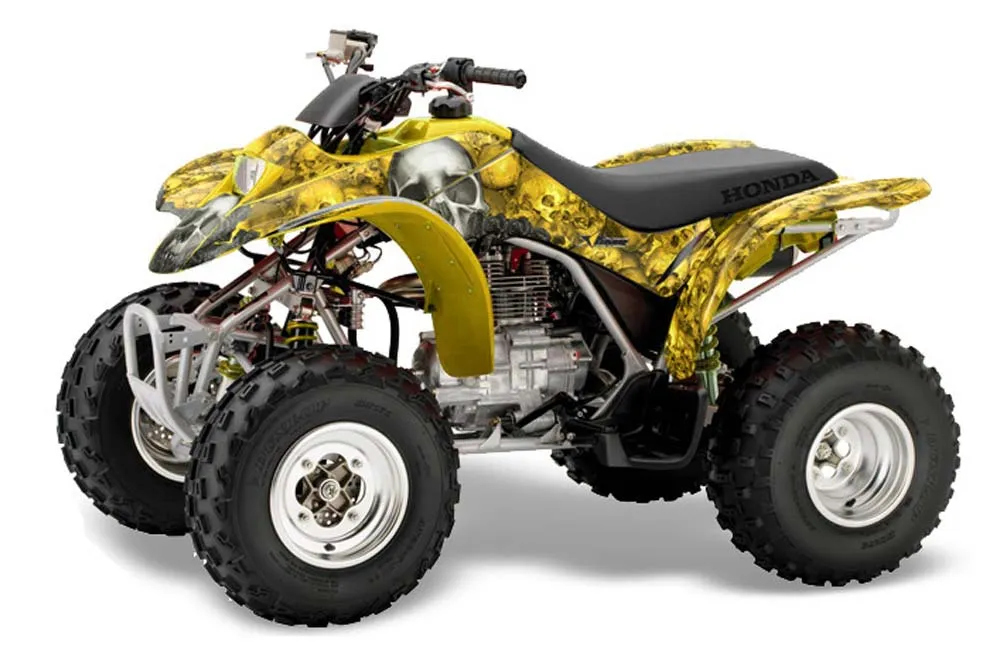 Honda TRX 90 ATV Graphic Kit - 2006-2019 Butterfly White