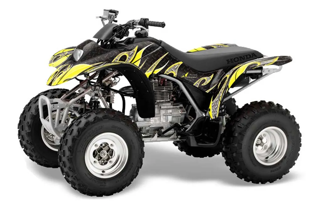 Honda TRX 90 ATV Graphic Kit - 2006-2019 Reaper White