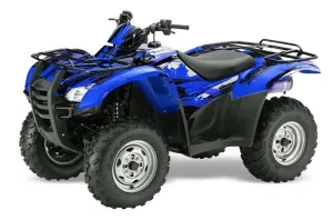 Honda Rancher AT ATV Graphic Kit - 2007-2013 Carbon X Blue