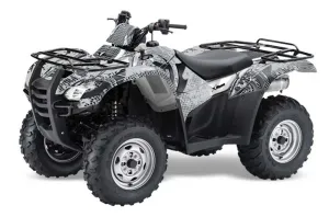 Honda Rancher AT ATV Graphic Kit - 2007-2013 Deaden Silver