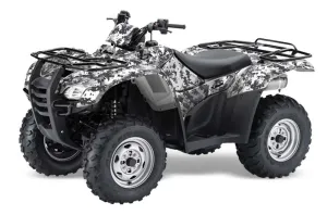 Honda Rancher AT ATV Graphic Kit - 2007-2013 Digi Camo White