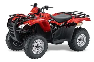 Honda Rancher AT ATV Graphic Kit - 2007-2013 Reaper Red