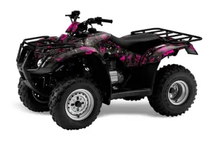 Honda Recon ES Fourtrax ATV Graphic Kit - 2005-2018 Butterfly Pink