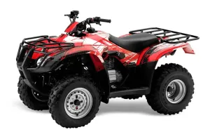 Honda Recon ES Fourtrax ATV Graphic Kit - 2005-2018 Carbon X Red