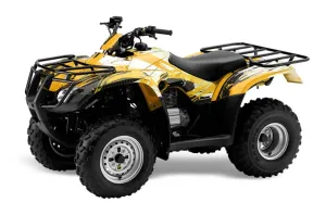 Honda Recon ES Fourtrax ATV Graphic Kit - 2005-2018 Carbon X Yellow