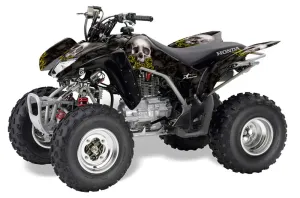 Honda TRX 250EX / 250R / 250X ATV Graphic Kit - 2006-2024 Bone Collector Yellow