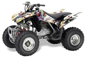 Honda TRX 250EX / 250R / 250X ATV Graphic Kit - 2006-2024 Ed Hardy - Love Kills White