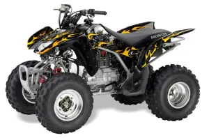 Honda TRX 250EX / 250R / 250X ATV Graphic Kit - 2006-2024 Motorhead Black