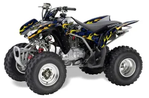 Honda TRX 250EX / 250R / 250X ATV Graphic Kit - 2006-2024 Motorhead Blue