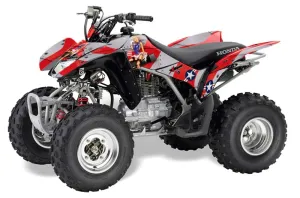Honda TRX 250EX / 250R / 250X ATV Graphic Kit - 2006-2024 T-Bomber Red