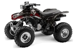 Honda TRX 300EX ATV Graphic Kit - 1993-2006 Bone Collector Black
