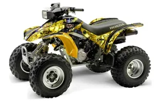 Honda TRX 300EX ATV Graphic Kit - 1993-2006 Mad Hatter Yellow