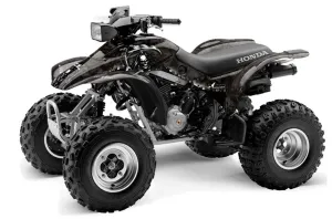 Honda TRX 300EX ATV Graphic Kit - 1993-2006 Reaper Black