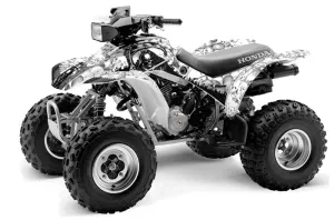 Honda TRX 300EX ATV Graphic Kit - 1993-2006 Reaper White
