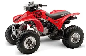 Honda TRX 300EX ATV Graphic Kit - 1993-2006 Silver Star - Reloaded Black