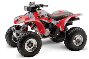 Honda TRX 300EX ATV Graphic Kit - 1993-2006 T Bomber Red