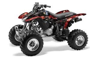 Honda TRX 400EX ATV Graphic Kit - 1999-2007 Mad Hatter Black