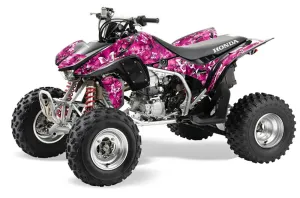 Honda TRX 450R ATV Graphic Kit - 2004-2016 Butterfly White