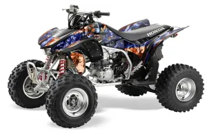 Honda TRX 450R ATV Graphic Kit - 2004-2016 Mad Hatter Blue