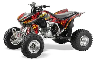Honda TRX 450R ATV Graphic Kit - 2004-2016 Motorhead Red