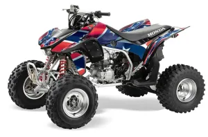 Honda TRX 450R ATV Graphic Kit - 2004-2016 Rebel Red