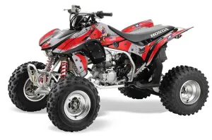 Honda TRX 450R ATV Graphic Kit - 2004-2016 T Bomber Red