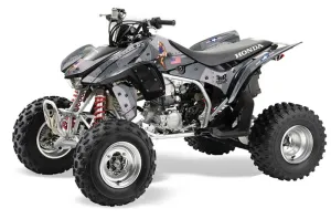 Honda TRX 450R ATV Graphic Kit - 2004-2016 T Bomber Silver