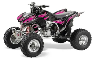 Honda TRX 450R ATV Graphic Kit - 2004-2016 Tribal Flames Pink