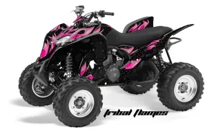 Honda TRX 700 XX ATV Graphic Kit - 2008-2015 Tribal Flames Pink