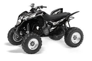 Honda TRX 700 XX ATV Graphic Kit - 2008-2015 Tribal Flames Silver