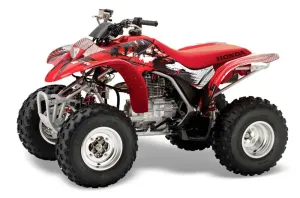 Honda TRX 90 ATV Graphic Kit - 2006-2019 Butterfly White