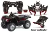 Honda Rancher AT ATV Graphic Kit - 2007-2013 Bone Collector Black