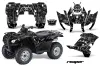 Honda Rancher AT ATV Graphic Kit - 2007-2013 Reaper Black